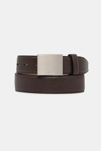 Opasok Calvin Klein hnedá farba, LV04D7030G