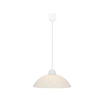 Závesná lampa Fanusa 1X60W E27 tienidlo biele so vzorom
