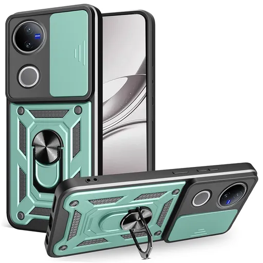 RING CAMERA Kryt s držiakom pre Vivo V50 5G zelený