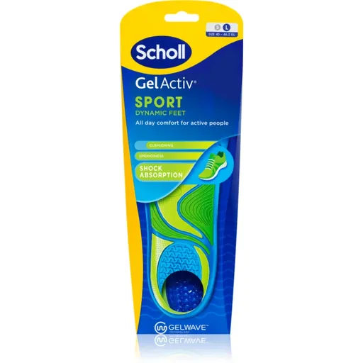 Scholl GelActiv Sport vložky do topánok pre športovcov typ Large EU 40 - 46.5 1 pár