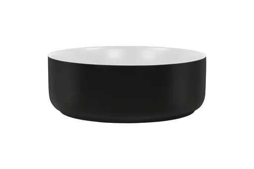 ArtCom Keramické umývadlo CFP 6259 SIMPLE 8 | biely mat/čierny mat 36 cm