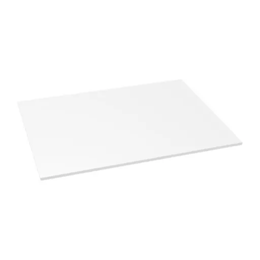 Krycia doska Naturel 100x1,2x46 cm biela mat KDESKAS100BI