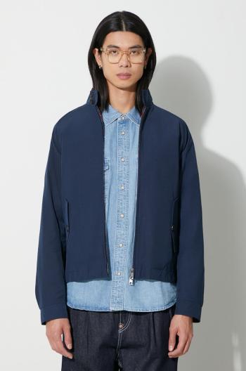 Bunda Baracuta G4 Cloth pánska, tmavomodrá farba, prechodná, BRCPS1006