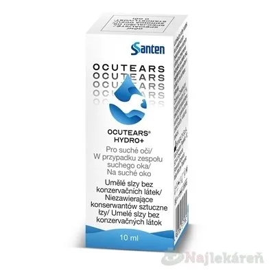 Ocutears Hydro+ očný roztok bez konzervačných látok 10 ml