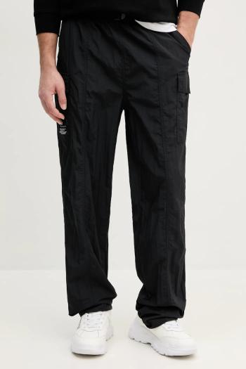 Nohavice Alpha Industries Nylon Cargo Pants pánske, čierna farba, strih cargo, 156213