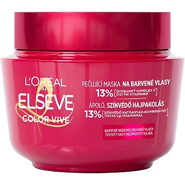 ĽORÉAL ELSEVE Color-Vive ochranná maska na farbené vlasy 300 ml (3600521708538)