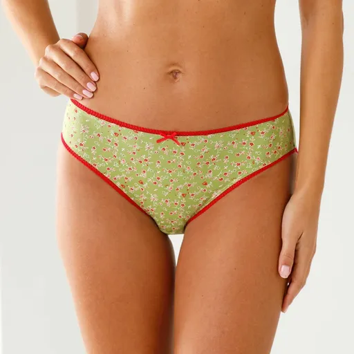 Súprava 4 midi nohavičiek s potlačou čerešní