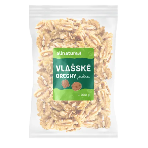 ALLNATURE Vlašské orechy jadrá 1000 g