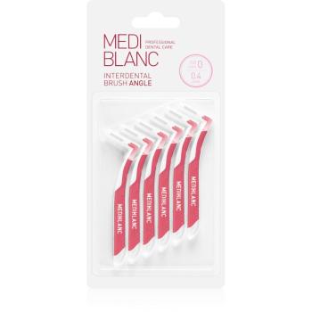 MEDIBLANC Interdental Pick-brush Angle medzizubná kefka 6 ks 0,4 mm Pink 6 ks