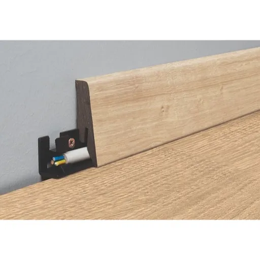 Lišta soklová Naturel hnedá, MDF, dĺžka 260 cm, L58C8483