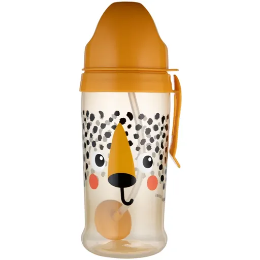 Canpol babies BabiesBoo Sport Cup športová fľaša s rúrkou so závažím Gepard 350 ml
