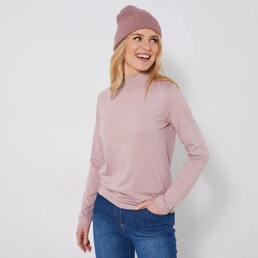 Tričko so stojačikom a dlhými rukávmi