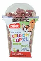 Treats CRUNCHYCUP XL červená repa/kukurica 220g Zolux