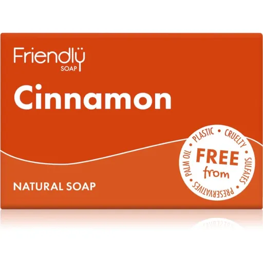 Friendly Soap Natural Soap Cinnamon prírodné mydlo 95 g