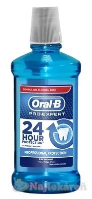 Oral-B Pro-Expert PROFESSIONAL PROTECTION ústna voda Fresh mint 500 ml