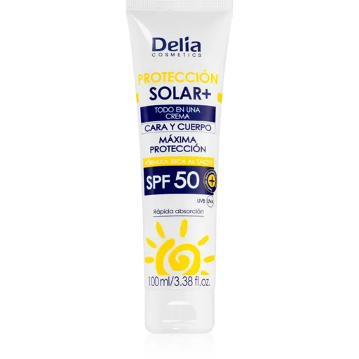 Delia Cosmetics Sun Protect ochranný pleťový krém SPF 50 100 ml