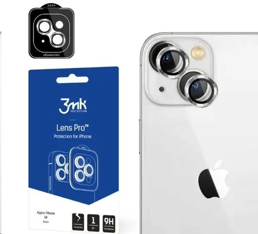 3mk Lens Protection Pro pre Apple iPhone 15, Silver