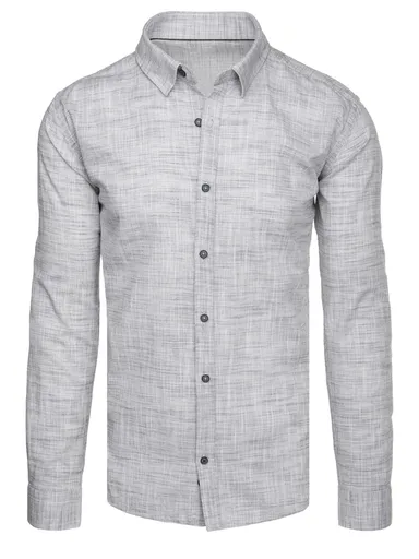 Košeľa pánska casual sivá Dstreet DX2653