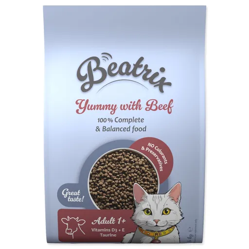 Beatrix Adult Cat s hovädzím 1,4 kg