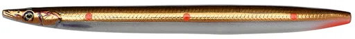 Savage gear 3d line thru sandeel sinking brown copper red - 11 cm 15 g