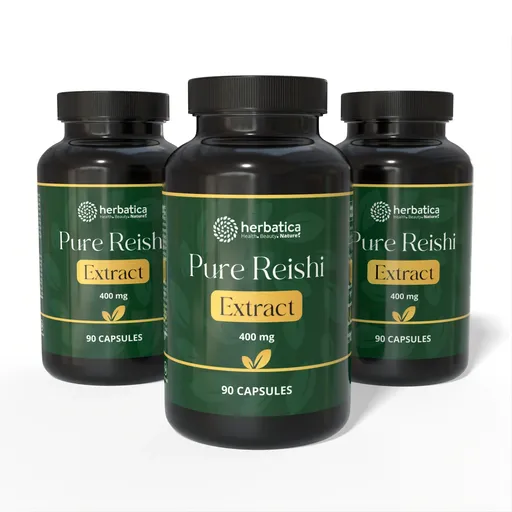 Zvýhodnený set: 3x Reishi Extract 30 % polysacharidov - 90 kapsúl - Herbatica