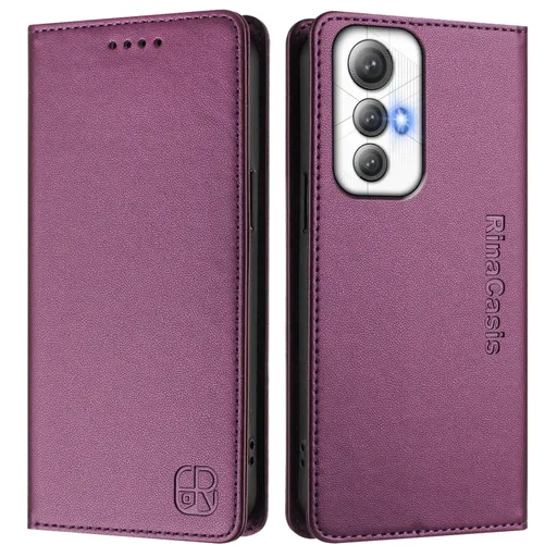 RINA Zaklápacie puzdro pre Cubot Max 5 tmavofialové