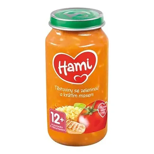 HAMI Mäsozeleninový príkrm cestoviny s morkou 250 g