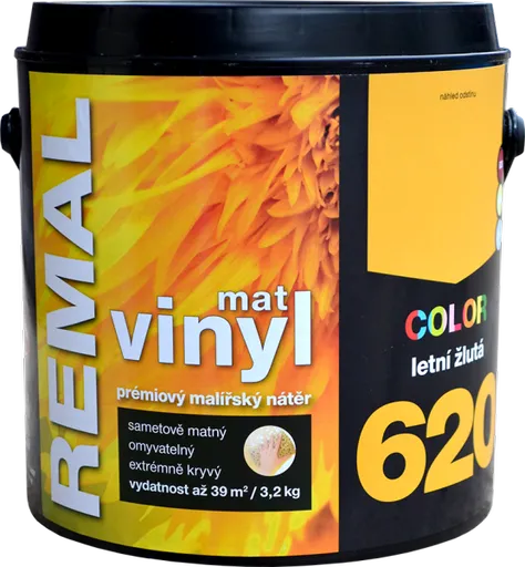 REMAL VINYL - umývateľný maliarsky náter 3,2 kg holubia šedá