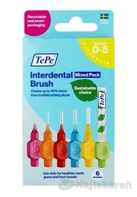 TePe Intermediate 0-5 Mix Pack 6 ks