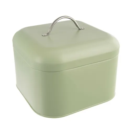 Orion Plechová chlebovka Greenish, 20 x 20 x 17 cm, 20 x 20 x 17 cm