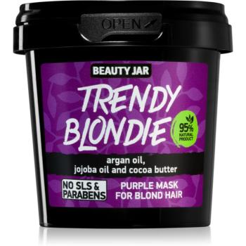 Beauty Jar Trendy Blondie prirodzene neutralizujúca maska pre blond vlasy 150 ml