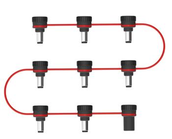 D'Addario XPND Adjustable Daisy Chain  Napájací kábel