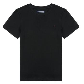 Tommy Hilfiger  BOYS BASIC CN KNIT S/S  Tričká s krátkym rukávom Čierna