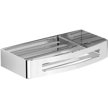 GEDY SMART polica do sprchy, 300 × 45 × 128 mm, leštený nerez (2417)