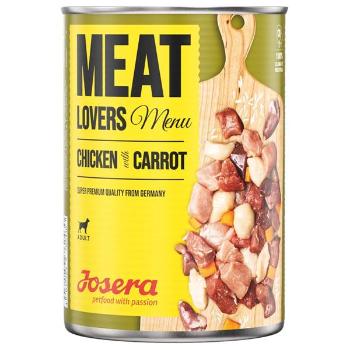 Josera Dog Meat Lovers Chicken with Carrot konzerva pre psy 800g