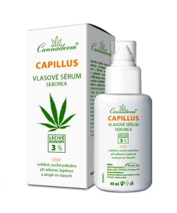 Cannaderm Capillus Vlasové sérum seborea 40 ml