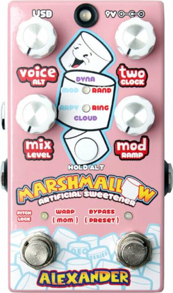 Alexander Pedals Marshmallow Chibi Pink Gitarový efekt