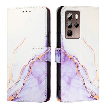 ART MARBLE Peňaženkový kryt pre HTC U24 Pro PURPLE