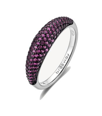 Brosway Originálny strieborný prsteň Passion Ruby Fancy FPR128 54 mm