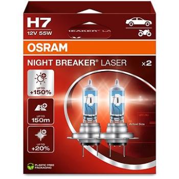 OSRAM H7 Night Breaker Laser Next Generation + 150 %, 2 ks (64210NL-HCB)