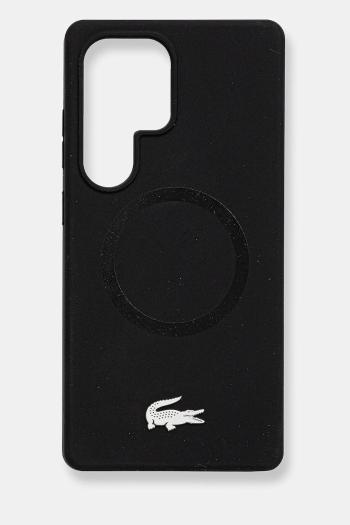 Puzdro na mobil Lacoste Samsung Galaxy S25 Ultra čierna farba, LCHMS25LSMAK