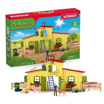 Schleich Veľká farma so zvieratami a príslušenstvom 42605 (4059433652290)