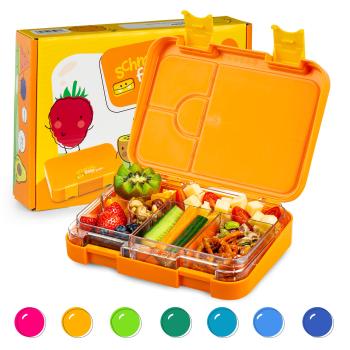 Klarstein Junior Lunchbox, 6 compartimente, 21,3 x 15 x 4,5 cm (L x Î x l), fără BPA