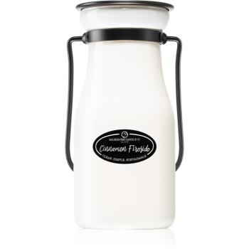 Milkhouse Candle Co. Creamery Cinnamon Fireside vonná sviečka Milkbottle 227 g