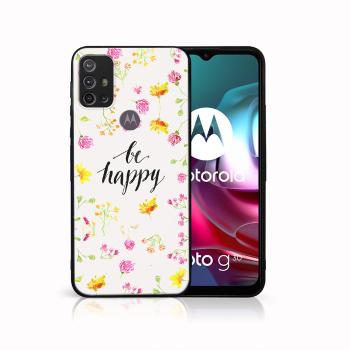 MY ART Silikónový obal Motorola Moto G10 / G20 / G30 BE HAPPY (019)