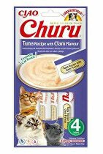 Churu Cat Recept na tuniaka s príchuťou mušlí 4x14g + Množstevná zľava