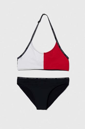 Dvojdielne detské plavky Tommy Hilfiger tmavomodrá farba
