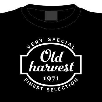 Narodeninové tričko Old Harvest 1971, XL