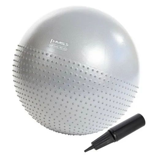 HMS YB03 gymnastická lopta 65 cm svetlo šedá