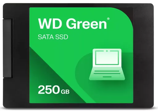 WD GREEN SSD 3D NAND WDS250G5G0A 250 GB, SATA III 6 Gb/s, 545 MB/s, 2.5"